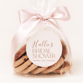 ミニマルボホーウェディングシャワー感謝祭のお礼ギフト ラウンドシール