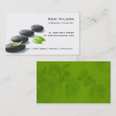 ミニマルマッサージセラピスト名刺 名刺 (正面/裏面)