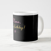 ミニマルママの誕生日ギフト ジャンボコーヒーマグカップ (正面右)