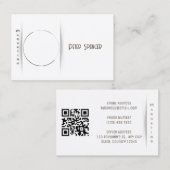 ミニマルマーケティングフォトシンプルビジネスカー 名刺 (正面/裏面)