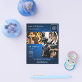 ミニマルマーケティングフォトフライヤーサロン チラシ (シングル)