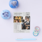 ミニマルマーケティングフライヤーサロン チラシ (シングル)