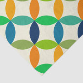 ミニマルミッドセンチュリー幾何学円パターン 薄葉紙 (詳細)