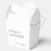 ミニマルミニマシンプルリ白黒結婚の フェイバーボックス (オープン)