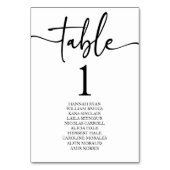 ミニマルミニマモダンクラシックリスト結婚Basic テーブルナンバー (正面)