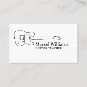 ミニマルミュージシャンギター 名刺 (正面)