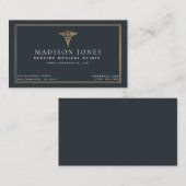 ミニマルメディカルドクタークリニックプロフェッショナル 名刺 (正面/裏面)