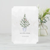 ミニマル🎄メリーリトルクリスマスウォーター色 シーズンカード (スタンド正面)