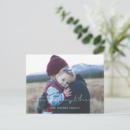 ミニマルメリー主義の写真 シーズンポストカード (スタンド正面)