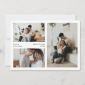 ミニマルメリー&ブライトホリデー3フォトカード シーズンカード (正面)