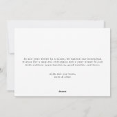 ミニマルメリー&ブライトホリデー3フォトカード シーズンカード (裏面)