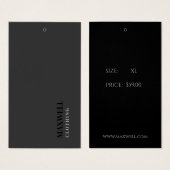 ミニマルモダンつるラベル (正面&裏面)