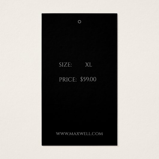 ミニマルモダンつるラベル (裏面)