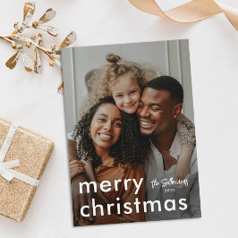 ミニマルモダンなクリスマスの写真 シーズンカード