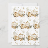 ミニマルモダンなクリスマスティーパーティー 招待状 (裏面)