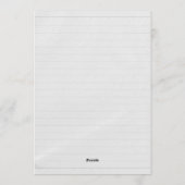 ミニマルモダンな感謝祭の友人たちとのディナーパーティー 招待状 (裏面)