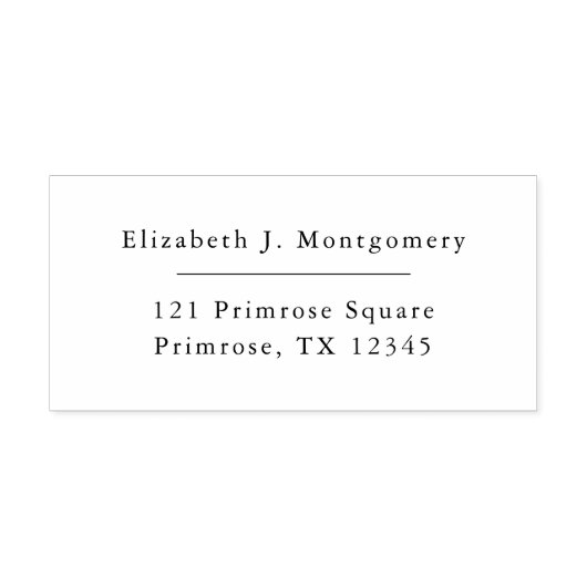 ミニマルモダンな返信住所セルフインキングスタンプ セルフインキングスタンプ (デザイン)