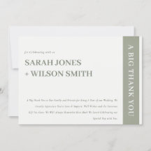 ミニマルモダンはっきりしたグレイタイポグラフィ結婚ズ