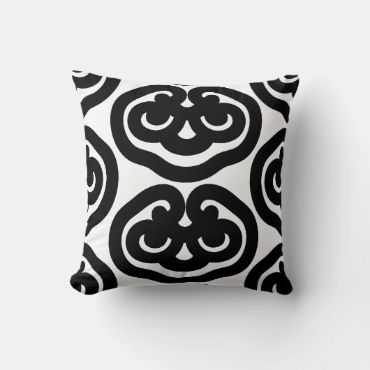 ミニマルモダンはっきりした模様 クッション (正面)