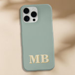 ミニマルモダンイニシャルモノグラム iPhone 16 PRO MAXケース<br><div class="desc">ネイビーブルーミニマルモダンリストイニシャルモノグラムの電話ケース。独自のiPhoneパーソナライズされたケースを作成しカスタムて、イニシャル名。</div>