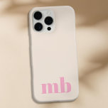 ミニマルモダンイニシャルモノグラム iPhone 16 PRO MAXケース<br><div class="desc">ミニマルモダンイニシャルモノグラム電話ケース。独自のiPhoneパーソナライズされたケースを作成しカスタムて、イニシャル名。</div>