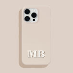 ミニマルモダンイニシャルモノグラム iPhone 13ケース<br><div class="desc">ミニマルモダンイニシャルモノグラム電話ケース。独自のiPhoneパーソナライズされたケースを作成しカスタムて、イニシャル名。</div>
