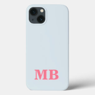 ミニマルモダンイニシャルモノグラム iPhone 13ケース