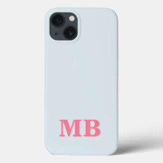 ミニマルモダンイニシャルモノグラム iPhone 13ケース