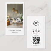 ミニマルモダンインテリア設計者 名刺 (正面/裏面)