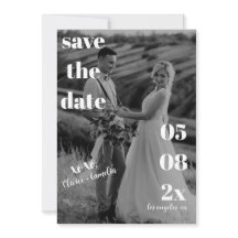 ミニマルモダンウェディング ブラック＆ホワイト