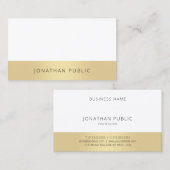 ミニマルモダンエレガントテンプレートプロフェッショナル 名刺 (正面/裏面)
