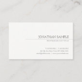 ミニマルモダンエレガントトレンディーシックプロフェッショナル 名刺 (正面)