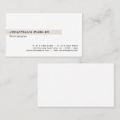 ミニマルモダンエレガントプロフェッショナルデザイン 名刺 (正面/裏面)