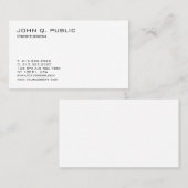 ミニマルモダンエレガントプロフェッショナル 名刺 (正面/裏面)