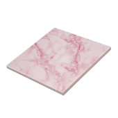 ミニマルモダンエレガントリストピンク大理石テクスチャ タイル (側面)