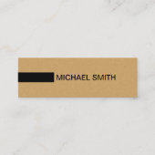 ミニマルモダンエレガントヴィンテージ スキニー名刺 (正面)