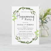 ミニマルモダンエレガント引っ越し祝いパーティーパーティー 招待状 (スタンド正面)