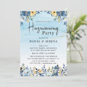 ミニマルモダンエレガント引っ越し祝いパーティーパーティー 招待状 (スタンド正面)