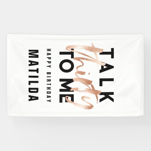 ミニマルモダンガーリーバラ金ゴールド30日 横断幕 (横)