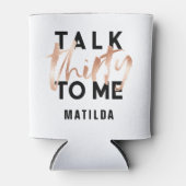 ミニマルモダンガーリーバラ金ゴールド30日 缶クーラー (正面)