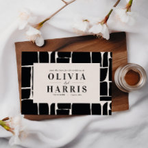 ミニマルモダングラフィック白黒の日付