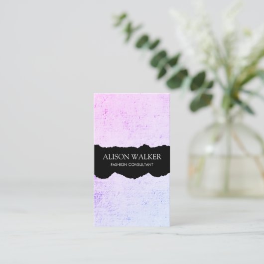 ミニマルモダングランジ 名刺 (スタンド正面)