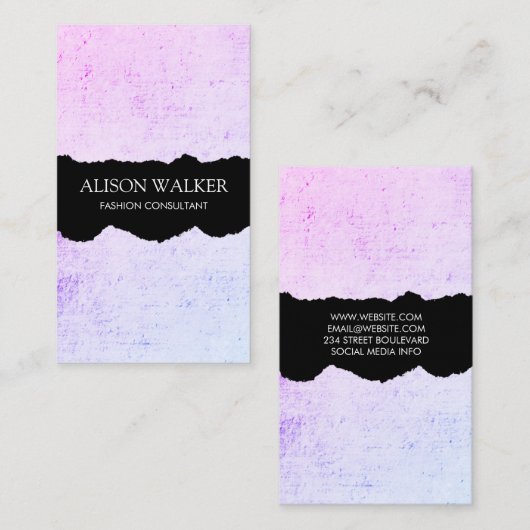 ミニマルモダングランジ 名刺 (正面/裏面)