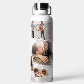 ミニマルモダンコラージュエレガント ウォーターボトル (背面)