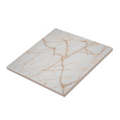 ミニマルモダンシックなスカンジナビア白大理石 タイル (側面)