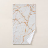 ミニマルモダンシックなスカンジナビア白大理石 バスタオルセット (ハンドタオル)