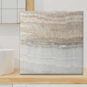 ミニマルモダンシックなベージュタンホワイトグレー大理石 タイル