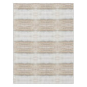 ミニマルモダンシックなベージュタンホワイトグレー大理石 テーブルクロス (正面)