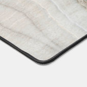 ミニマルモダンシックなベージュタンホワイトグレー大理石 デスクマット (コーナー)