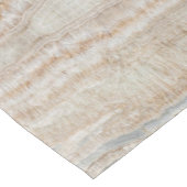 ミニマルモダンシックなベージュタンホワイトグレー大理石 ミディアムテーブルランナー (コーナー)